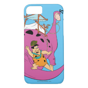 The Flintstones   Fred Sliding Down Tail iPhone 8/7 Case