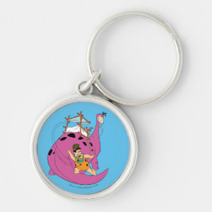 The Flintstones Fred Sliding Down Tail Key Ring