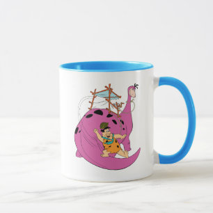 The Flintstones Fred Sliding Down Tail Mug