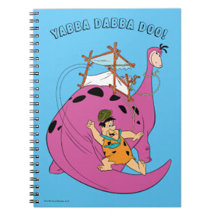 The Flintstones Fred Sliding Down Tail Notebook