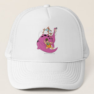 The Flintstones   Fred Sliding Down Tail Trucker Hat