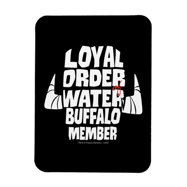 The Flintstones | Loyal Order Water Buffalo Member Magnet (Vertical)