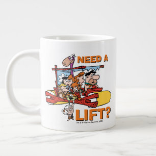 The Flintstones Need A Lift? Large Coffee Mug