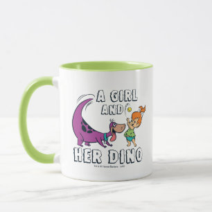 The Flintstones   Pebbles & Dino Play Ball Mug