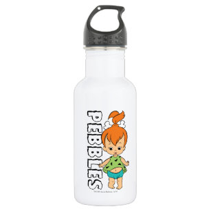 Pebbles Flintstones Water Bottle Labels