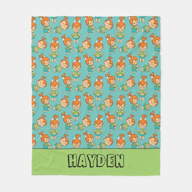 The Flintstones | Pebbles Flintstone Fleece Blanket (Front)