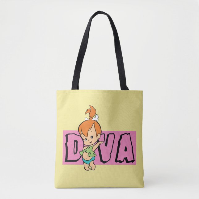 The Flintstones | Pebbles - Little Diva Tote Bag (Front)