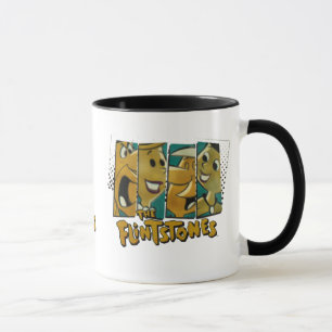 The Flintstones   Retro Comic Character Panels Mug