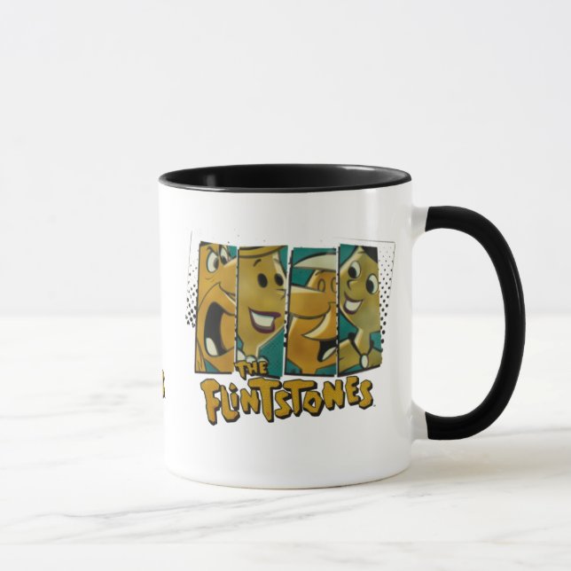 The Flintstones | Retro Comic Character Panels Mug (Right)