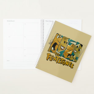 The Flintstones   Retro Comic Character Panels Planner