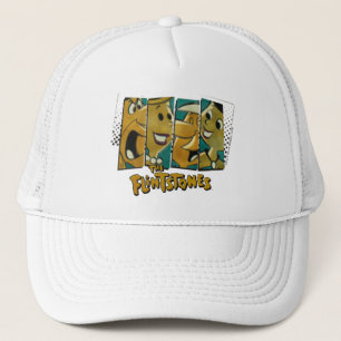 The Flintstones   Retro Comic Character Panels Trucker Hat