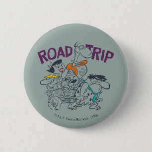 The Flintstones Road Trip 6 Cm Round Badge