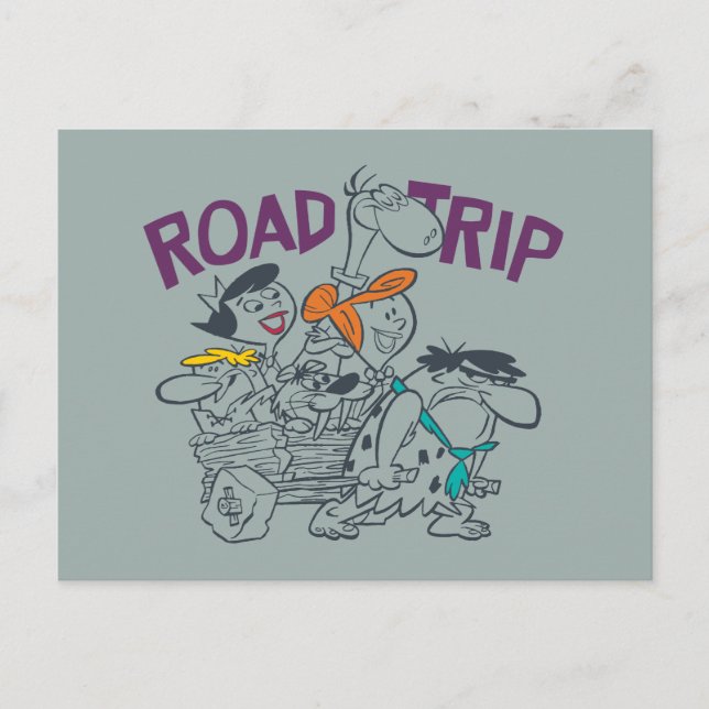 The Flintstones | Road Trip Invitation Postcard (Front)