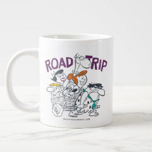 The Flintstones   Road Trip Large Coffee Mug