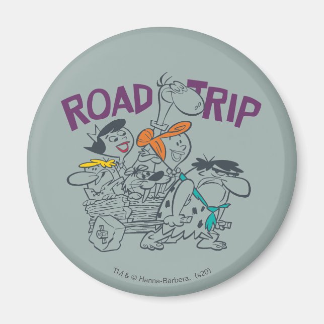 The Flintstones | Road Trip Magnet (Front)