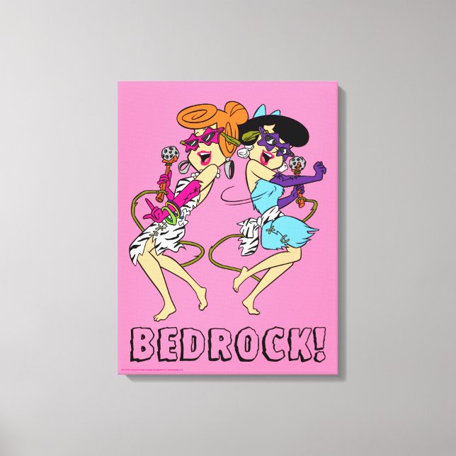 The Flintstones | Wilma & Betty Rock Stars Canvas Print (Front)