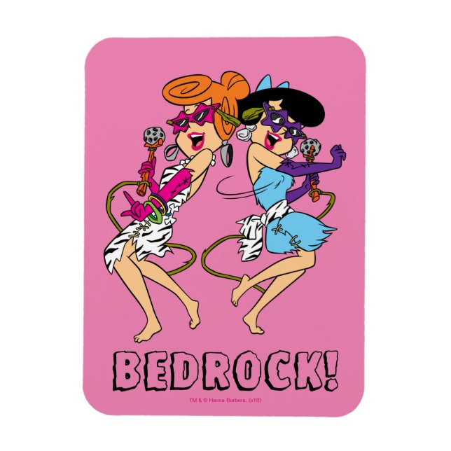 The Flintstones | Wilma & Betty Rock Stars Magnet (Vertical)