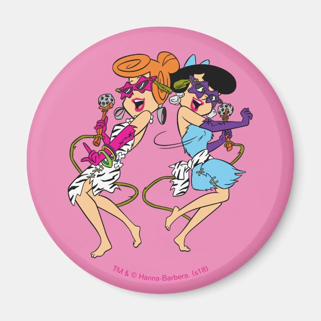 The Flintstones | Wilma & Betty Rock Stars Magnet (Front)