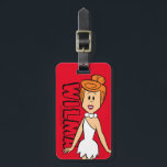 The Flintstones | Wilma Flintstone Luggage Tag<br><div class="desc">Check out Wilma Flintstone smiling.</div>