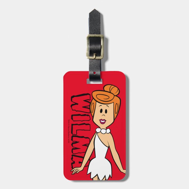 The Flintstones | Wilma Flintstone Luggage Tag (Front Vertical)