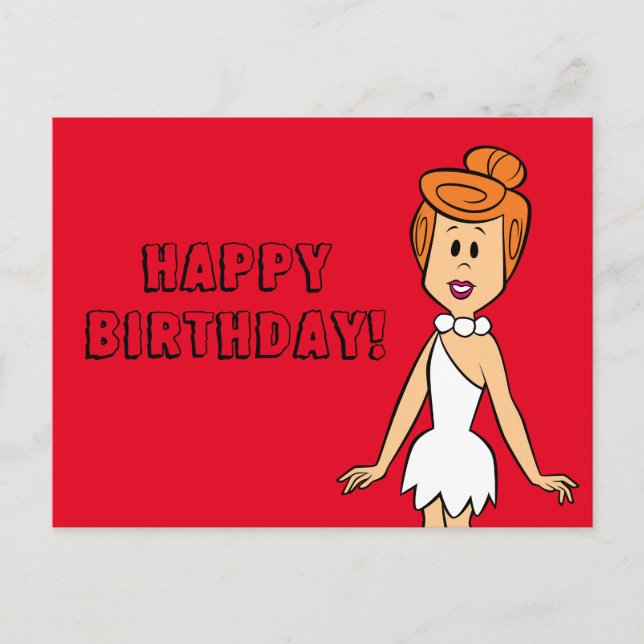 The Flintstones | Wilma Flintstone Postcard (Front)