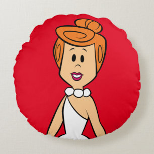 The Flintstones   Wilma Flintstone Round Cushion