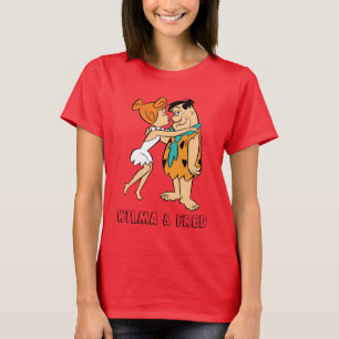The Flintstones   Wilma Kissing Fred T-Shirt