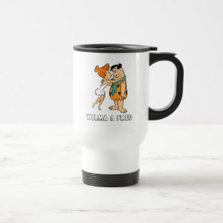 The Flintstones | Wilma Kissing Fred Travel Mug