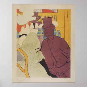 The Flirt (An Englishman) by Toulouse Lautrec Poster