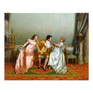 The Flirt by Vittorio Reggianini Photo Print