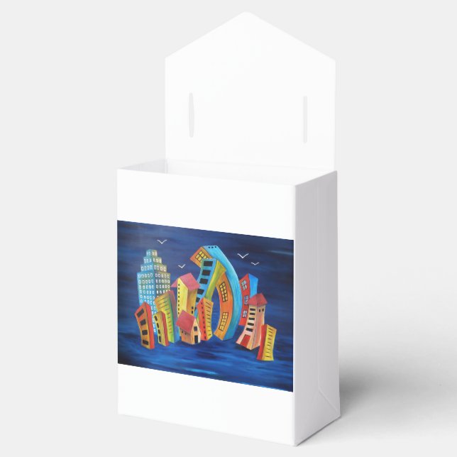 The Floating City Favour Box (Opened)