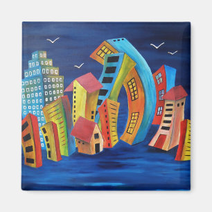 The Floating City Magnet