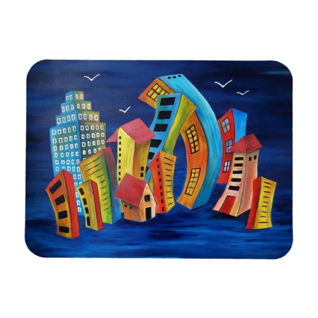 The Floating City Magnet (Horizontal)