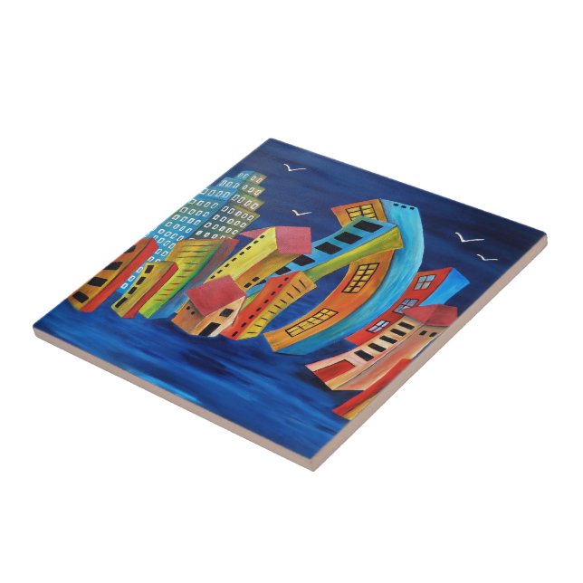 The Floating City Tile (Side)