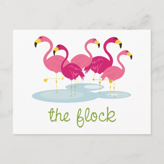 The Flock Postcard (Front)