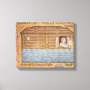 The Flood, from the Atrium, detail of Noah Canvas Print