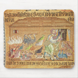 The Flood, from the Atrium, detail of Noah Mouse Mat