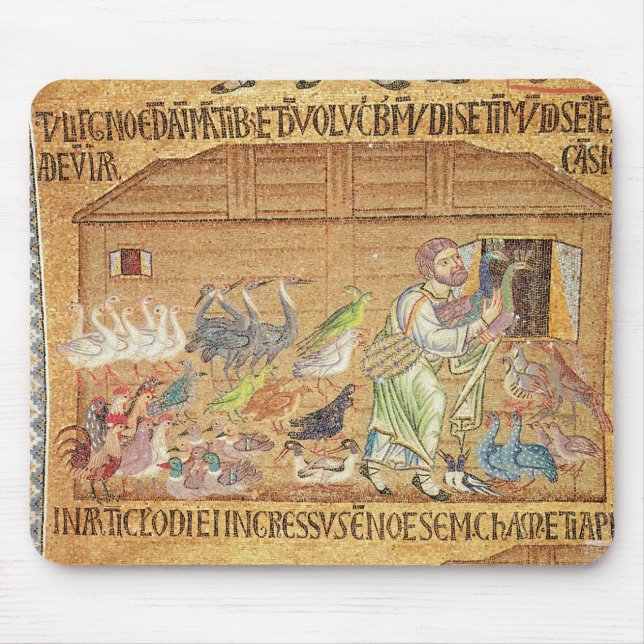 The Flood, from the Atrium, detail of Noah Mouse Mat (Front)