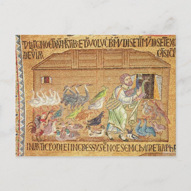 The Flood, from the Atrium, detail of Noah Postcard (Front)