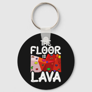 The Floor Is Lava Funny Rock Climbing Climb Boulde Key Ring