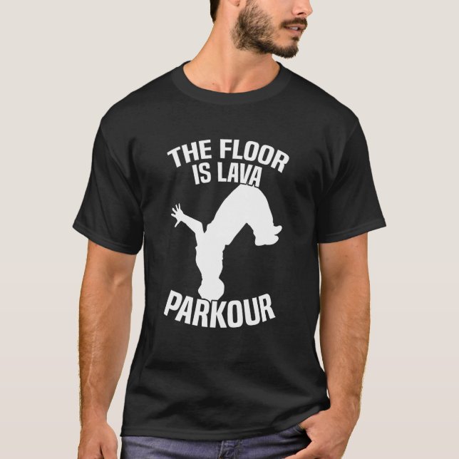 The Floor Is Lava Parkour T-Shirt (Front)