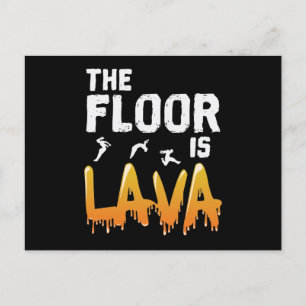 The Floor is Lava Postcard