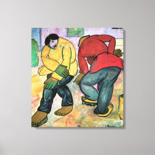 The Floor Polishers, 1911 Canvas Print