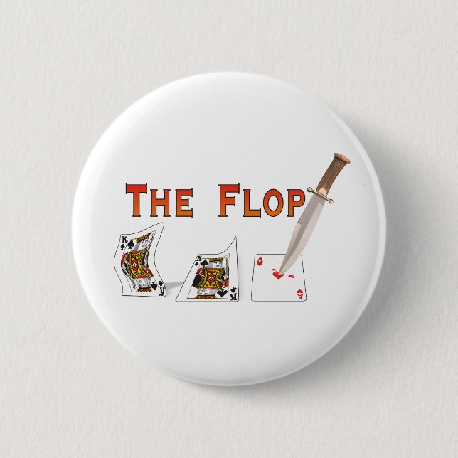 The Flop 6 Cm Round Badge (Front)
