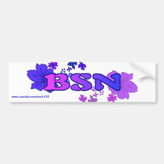 The Floral bumper from BSN Bodysurfing Apparel Sticker