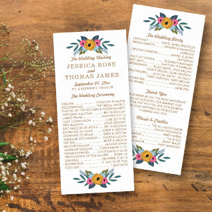 The Floral Wreath White Wedding Collection Programme