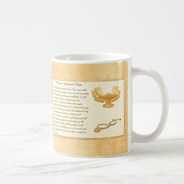 The Florence Nightingale Pledge Coffee Mug (Right)