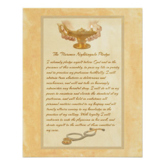 The Florence Nightingale Pledge Poster