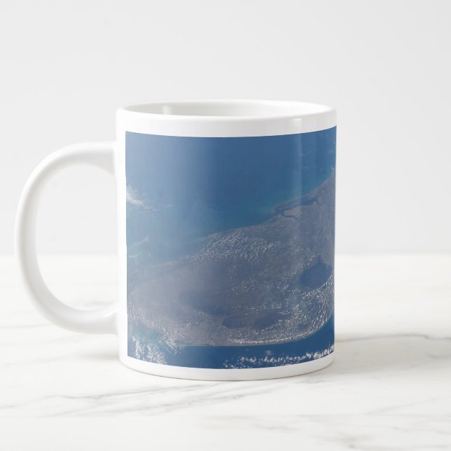 The Florida Peninsula. Large Coffee Mug (Left)