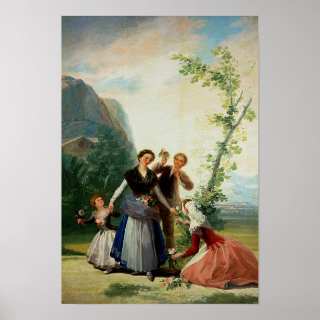 The Florists or Spring, 1786 Poster (Front)